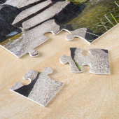 Azië, Japan, Tokio. De Japanse tuin aan het Legpuzzel (Zijkant)