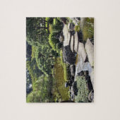 Azië, Japan, Tokio. De Japanse tuin aan het Legpuzzel (Verticaal)