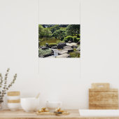 Azië, Japan, Tokio. De Japanse tuin aan het Poster (Keuken)
