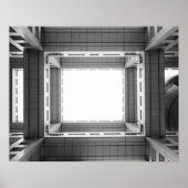 Azië, Japan, Tokio. Fuji TV Building, kijkend Poster (Voorkant)