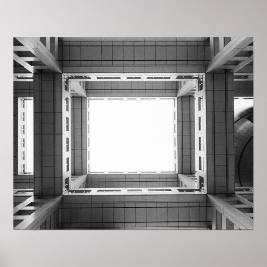 Azië, Japan, Tokio. Fuji TV Building, kijkend Poster (Voorkant)