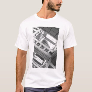 Azië, Japan, Tokio. Fuji TV-gebouw, Odaiba T-shirt