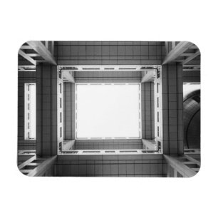 Azië, Japan, Tokio. Fuji TV-gebouw, opkijkend Magneet