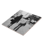 Azië, Japan, Tokio. Jonge vrouwen op de Ginza. Tegeltje (Zijkant)