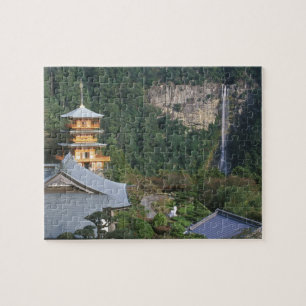 Azië, Japan, Wakayama, Katsuura, Kumano Nachi Legpuzzel