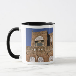 Azië, Jemen, Sana'a. Detail van Jemenitische archi Mok