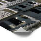 Azië, Jemen, Sanaa. Jemenitisch huis. Poster (Hoek)