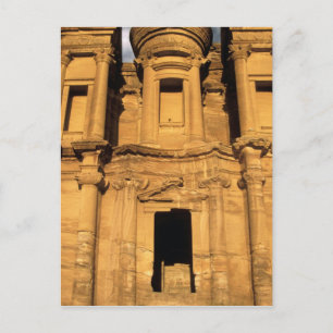 Azië, Jordanië, Petra. El Deir, het Klooster. Briefkaart
