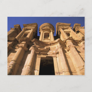 Azië, Jordanië, Petra. El Deir, Het Klooster. Briefkaart