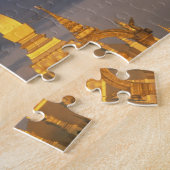 Azië, Laos, Vientiane. Die Luang Temple. Legpuzzel (Zijkant)