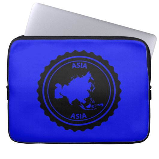 Azië Laptop Sleeve (Voorkant)