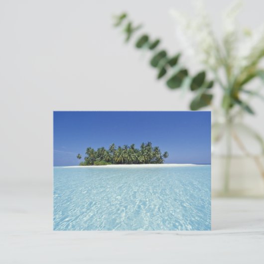 AZIË, Malediven, Ari Atoll, onbewoond Briefkaart (Staand voorkant)