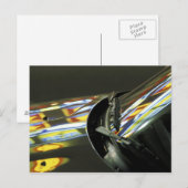 Azië, Maleisië, Melaka. Neonreflecties in de auto Briefkaart (Voorkant / Achterkant)