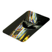 Azië, Maleisië, Melaka. Neonreflecties in de auto Magneet (Linkerzijde)