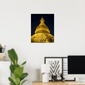 Azië, Mayanmar, Yangon, boeddhistische tempel in Poster (Thuiskantoor)