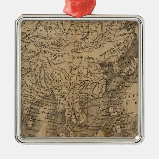 Azië Metalen Ornament (Voorkant)