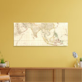 Azië midden canvas afdruk (Insitu (Woonkamer))