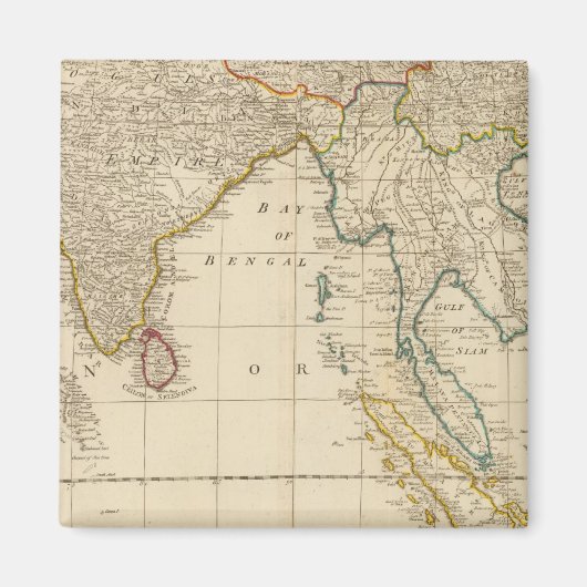 Azië midden magneet (Voorkant)