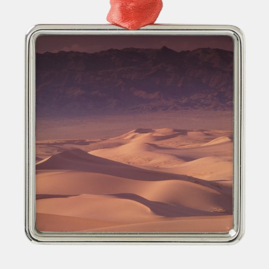 Azië, Mongolië, de Gobi-woestijn, Gobi Gurvansaikh Metalen Ornament (Voorkant)