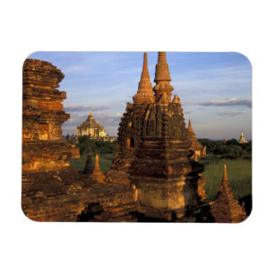 Azië, Myanmar, Bagan. Oude tempels en Magneet