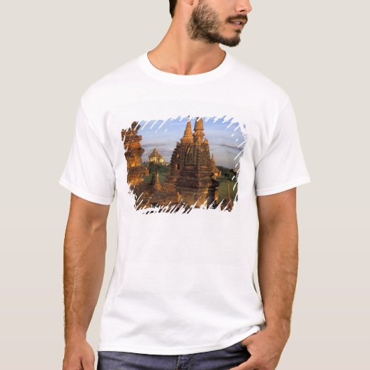 Azië, Myanmar, Bagan. Oude tempels en T-shirt (Voorkant)