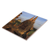 Azië, Myanmar, Bagan. Oude tempels en Tegeltje (Zijkant)