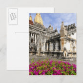 Azië, Myanmar (Birma), Bagan (Pagan). De Ananda Briefkaart (Voorkant / Achterkant)