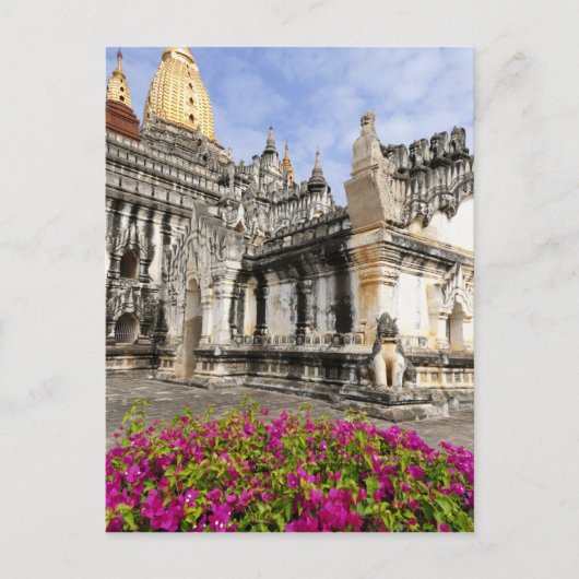 Azië, Myanmar (Birma), Bagan (Pagan). De Ananda Briefkaart (Voorkant)