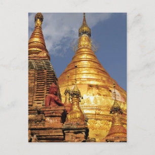Azië, Myanmar (Birma), Bagan (Pagan). De Dhamma Briefkaart