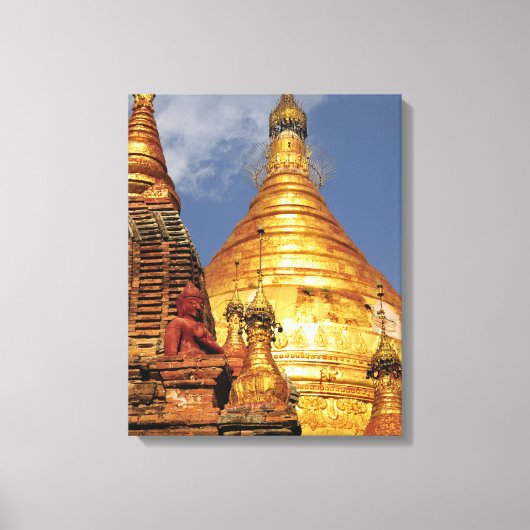Azië, Myanmar (Birma), Bagan (Pagan). De Dhamma Canvas Afdruk (Voorkant)
