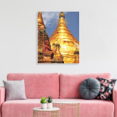Azië, Myanmar (Birma), Bagan (Pagan). De Dhamma Canvas Afdruk (Insitu (Woonkamer))