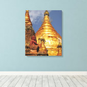 Azië, Myanmar (Birma), Bagan (Pagan). De Dhamma Canvas Afdruk (Insitu (Houten vloer))