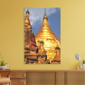 Azië, Myanmar (Birma), Bagan (Pagan). De dhamma Canvas Afdruk (Insitu (Woonkamer))