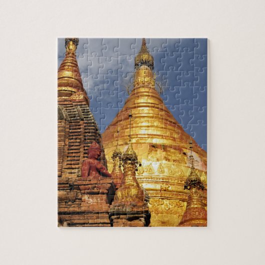 Azië, Myanmar (Birma), Bagan (Pagan). De Dhamma Legpuzzel (Verticaal)