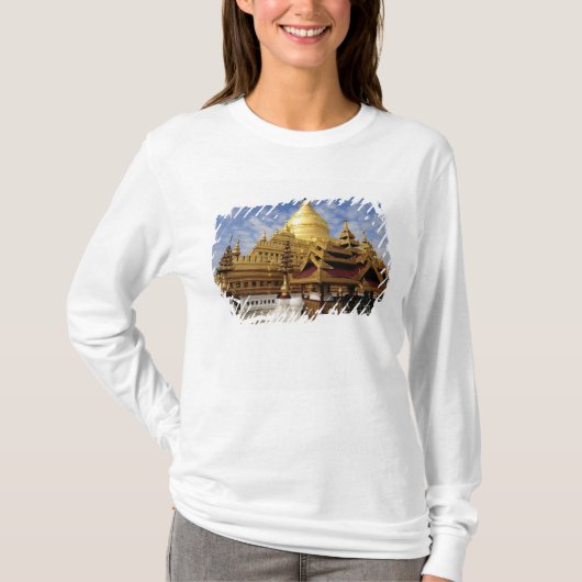 Azië, Myanmar (Birma), Bagan (Pagan). De Shwe 2 T-shirt (Voorkant)