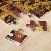 Azië, Myanmar (Birma), Bagan (Pagan). De Shwe 3 Legpuzzel (Zijkant)