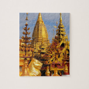 Azië, Myanmar (Birma), Bagan (Pagan). De Shwe 3 Legpuzzel