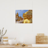 Azië, Myanmar (Birma), Bagan (Pagan). De Shwe 4 Poster (Keuken)