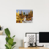 Azië, Myanmar (Birma), Bagan (Pagan). De Shwe 5 Poster (Thuiskantoor)