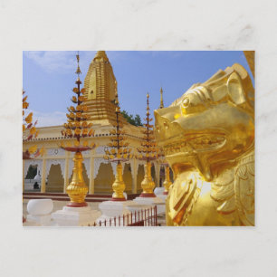 Azië, Myanmar (Birma), Bagan (Pagan). De Shwe 6 Briefkaart