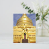 Azië, Myanmar (Birma), Bagan (Pagan). De Shwe Briefkaart (Staand voorkant)