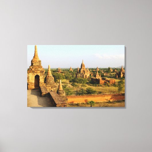 Azië, Myanmar (Birma), Bagan (Pagan). Diverse Canvas Afdruk (Voorkant)