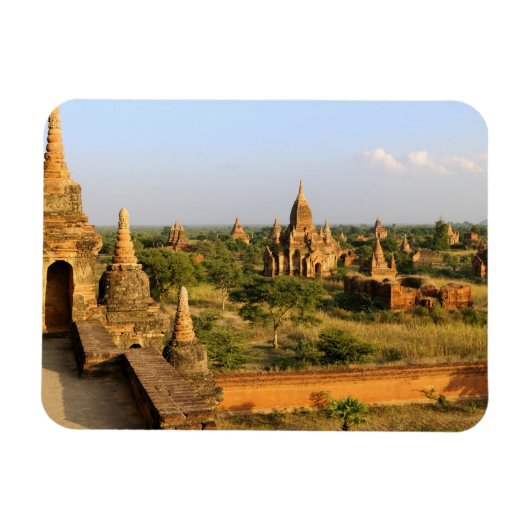 Azië, Myanmar (Birma), Bagan (Pagan). Diverse Magneet (Horizontaal)