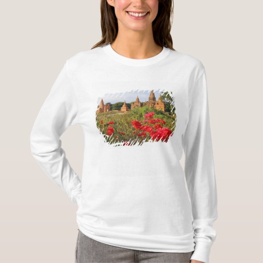 Azië, Myanmar (Birma), Bagan (Pagan). Een Bagan T-shirt (Voorkant)