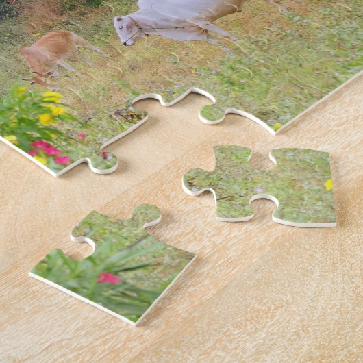 Azië, Myanmar (Birma), Bagan (Pagan). Koeien Legpuzzel (Zijkant)