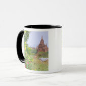 Azië, Myanmar (Birma), Bagan (Pagan). Koeien Mok (Voorkant links)