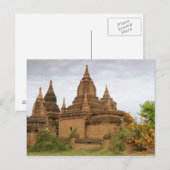 Azië, Myanmar (Birma), Bagan (Pagan). Verscheidene Briefkaart (Voorkant / Achterkant)