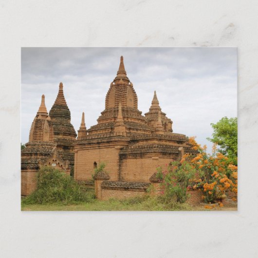 Azië, Myanmar (Birma), Bagan (Pagan). Verscheidene Briefkaart (Voorkant)