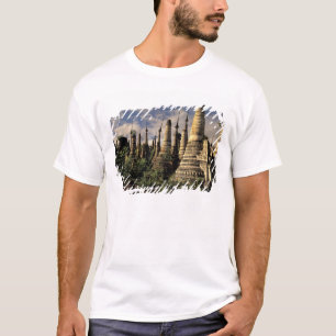 Azië, Myanmar, Inle Lake. Oude ruïnes van T-shirt