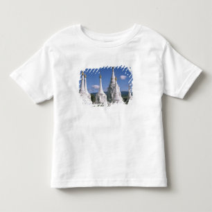 Azië, Myanmar, Inle Lake. Pagodes. 2 Kinder Shirts